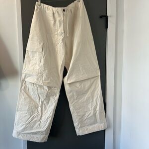 Jil Sander Off-White Cargo Pants